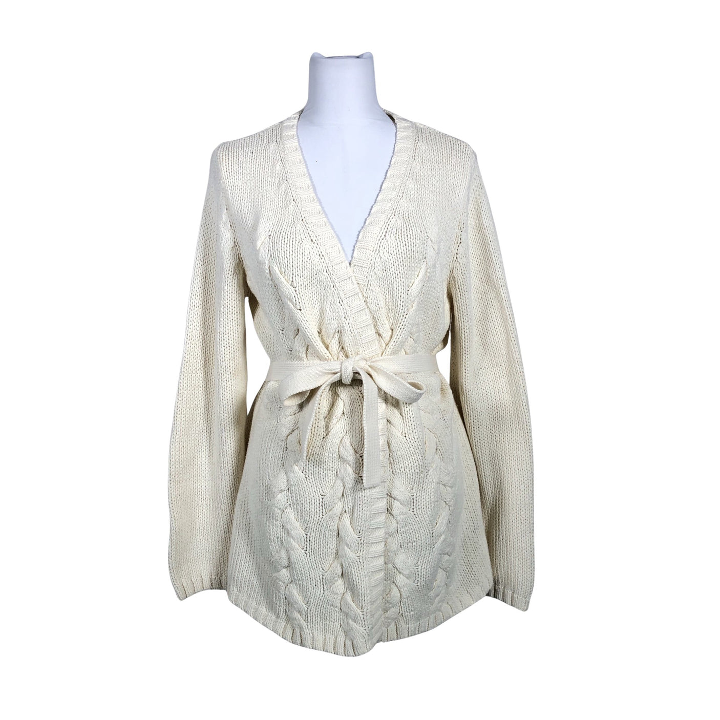 Unisex Pierre Cavallo - Kardigan, suurus 38 - Looduslik valge (1)