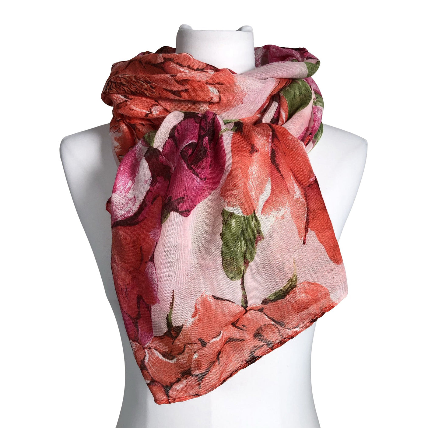 Unisex Your Face - Õhuke sall, suurus Maxi - Roosa (1)