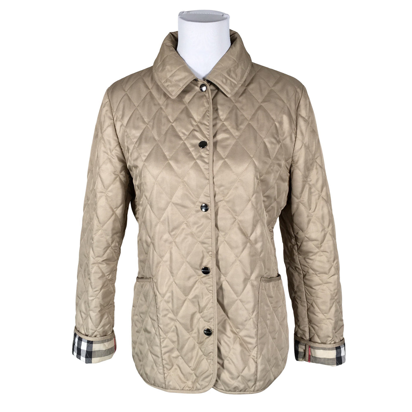 Unisex Burberry Brit - Tepitud jope, suurus 36 - Beige (1)