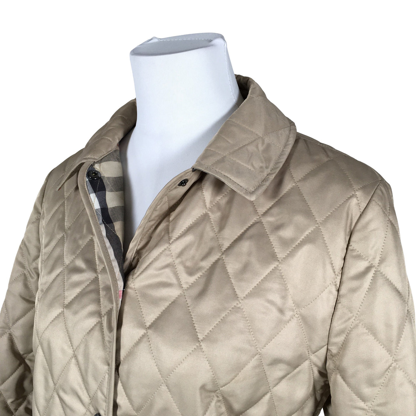 Unisex Burberry Brit - Tepitud jope, suurus 36 - Beige (3)