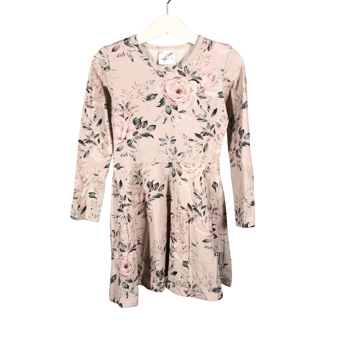 Unisex Hento Style - Trikotaažist kleit, suurus 110 - 116 - Heleroosa (1)