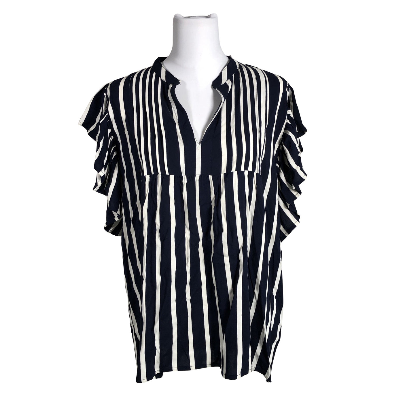 Unisex Marc Lauge - Lühikeste käistega pluus, suurus 40 - Sinine (1)