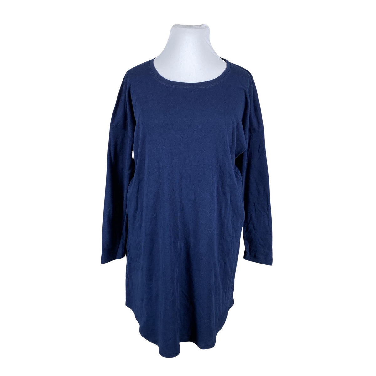 Unisex by basics - Trikotaažist kleit, suurus 42 - Sinine (1)