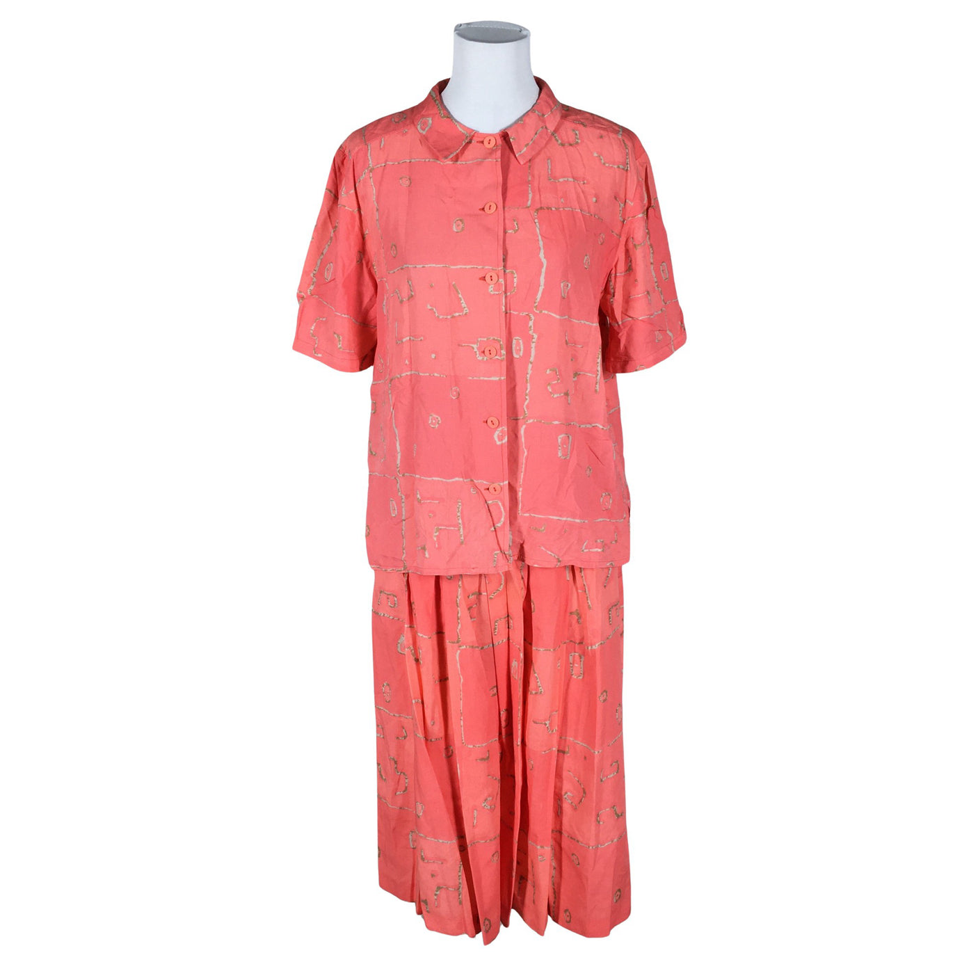 Unisex Marimekko - Lühikeste käistega pluus, suurus 38 - Heleroosa (1)