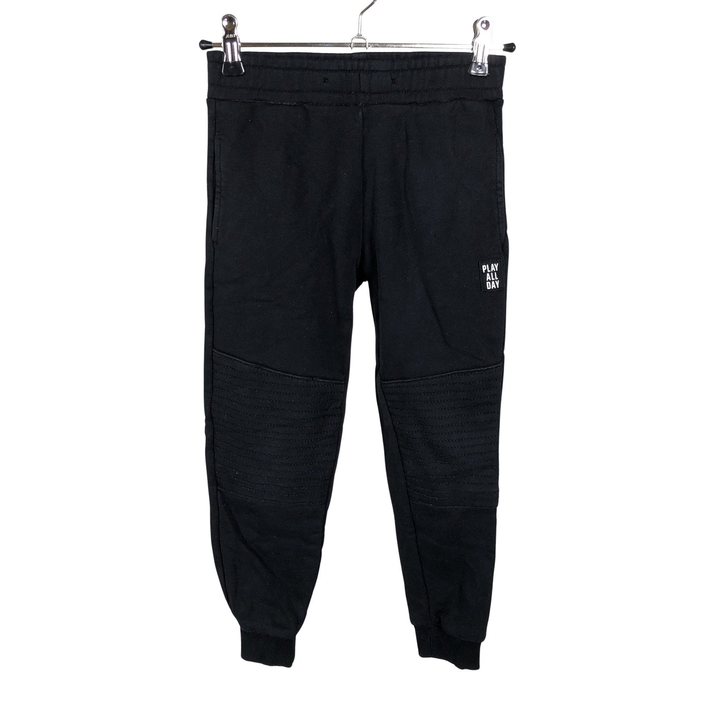 Unisex Lindex - Dressikangast püksid, suurus 116 - 122 - Must (1)