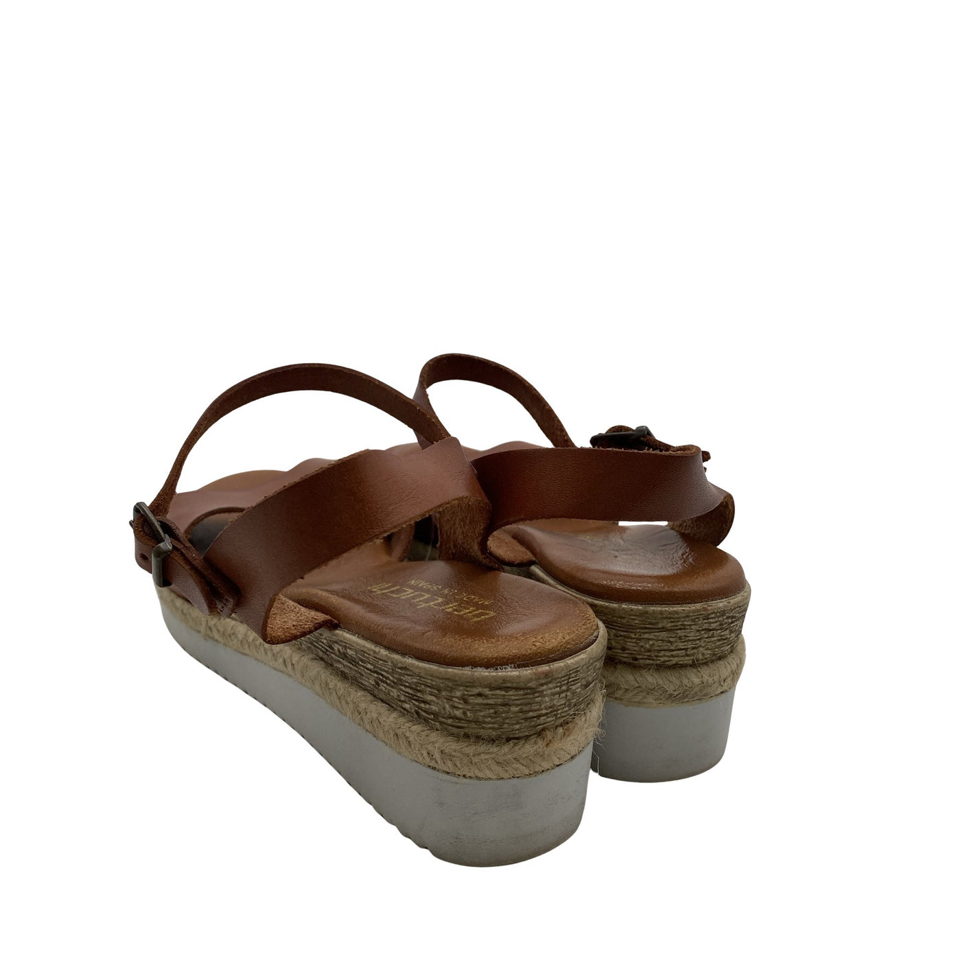Unisex Bertuchi - Kiilkontsaga rihmikud, suurus 38 - Pruun (2)