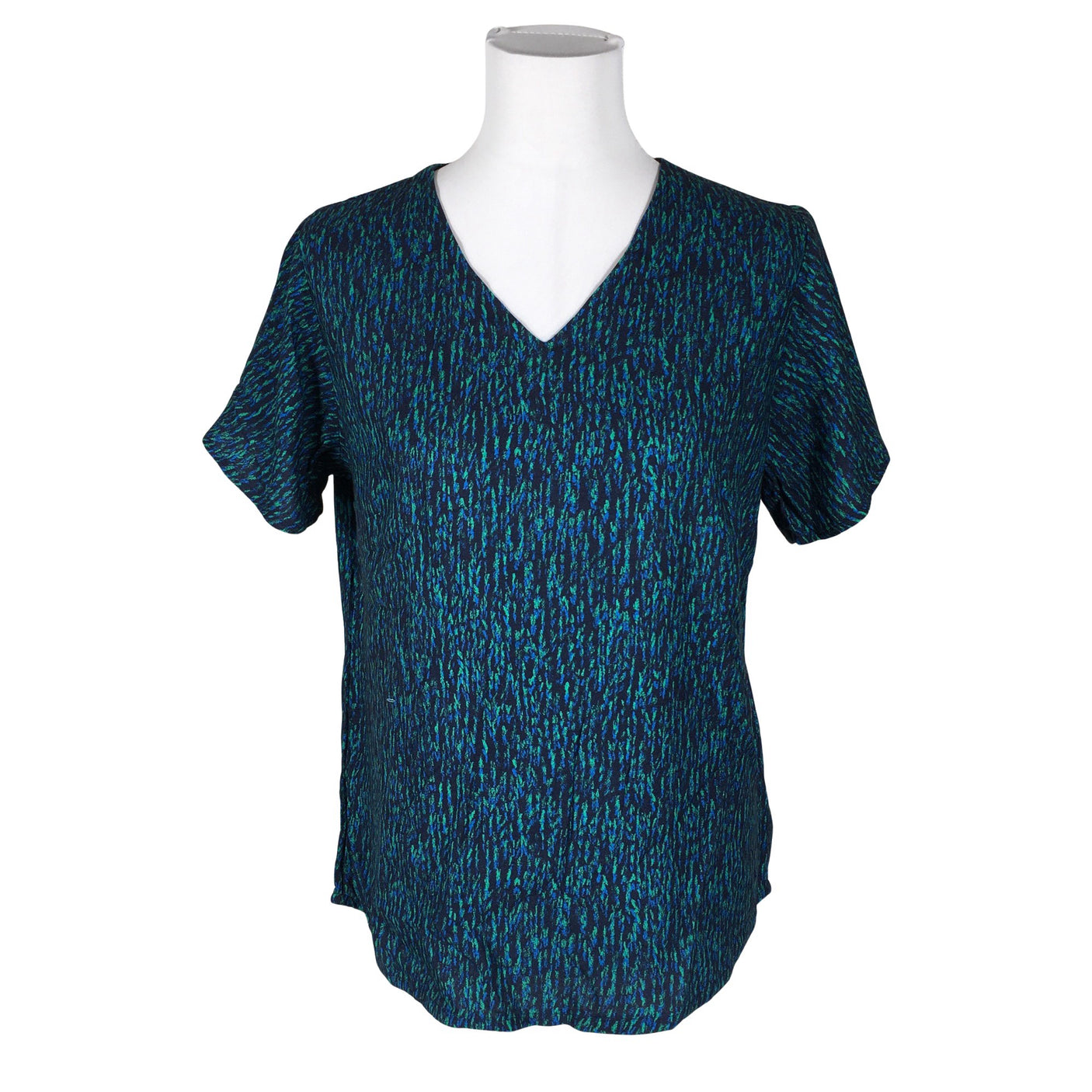 Unisex NOSH - Lühikeste käistega pluus, suurus 36 - Sinine (1)
