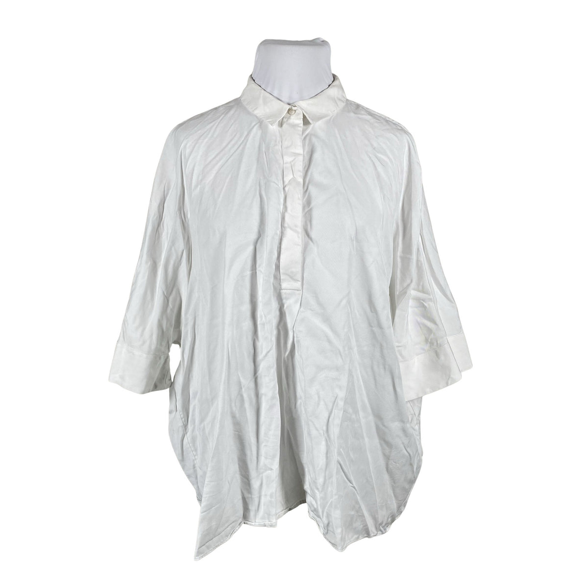 Unisex COS - Lühikeste käistega pluus, suurus 44 - Valge (1)