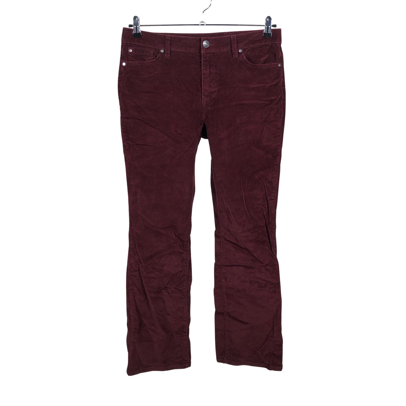 Unisex INDI-GO - Sametpüksid, suurus 38 - Veinipunane (1)