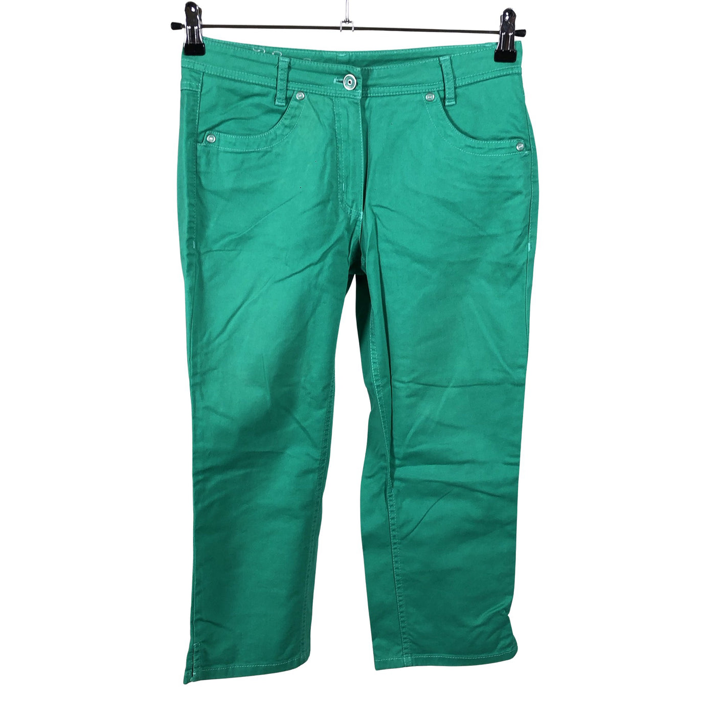 Unisex Steilmann - Teksast poolpikad püksid, suurus 36 - Roheline (1)
