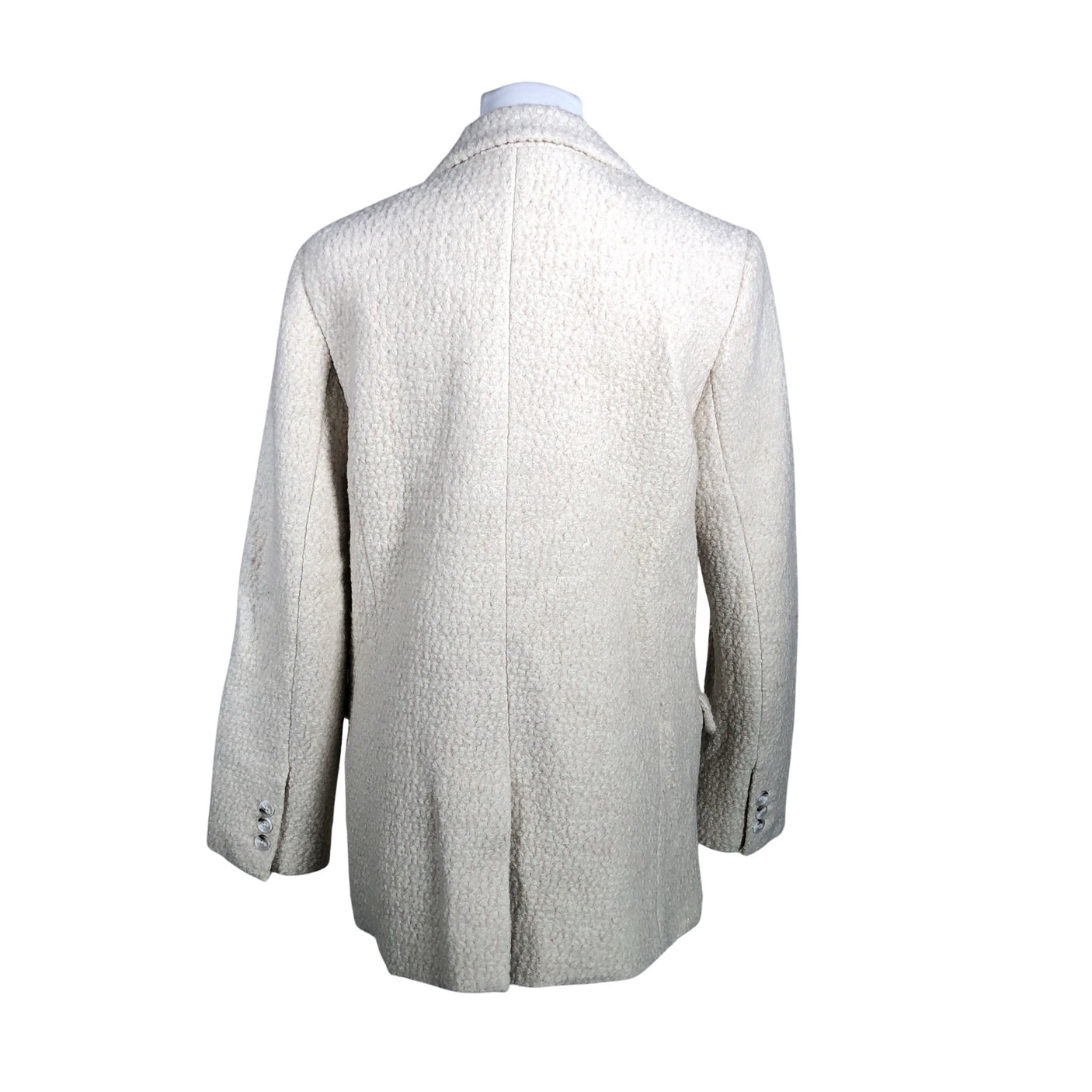 Unisex Lindex - Villane mantel, suurus 38 - Beige (2)