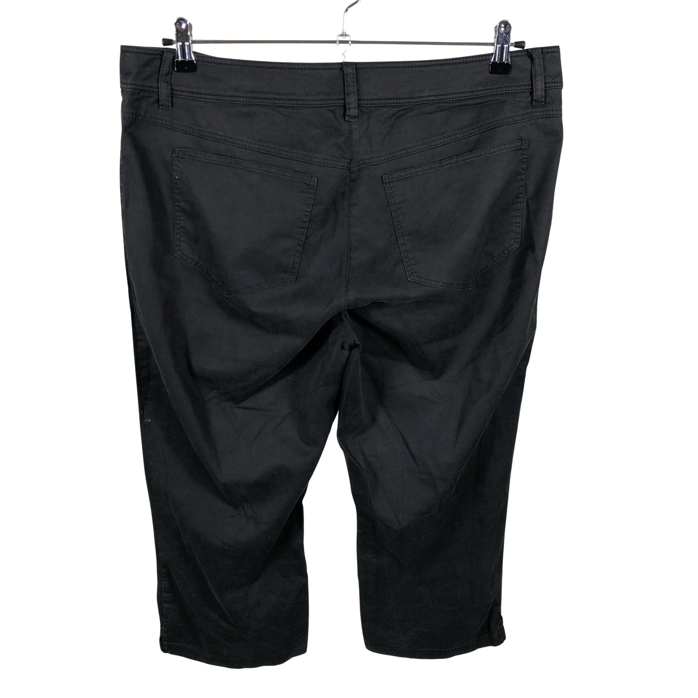 Unisex Voglia - Teksast poolpikad püksid, suurus 46 - Must (2)