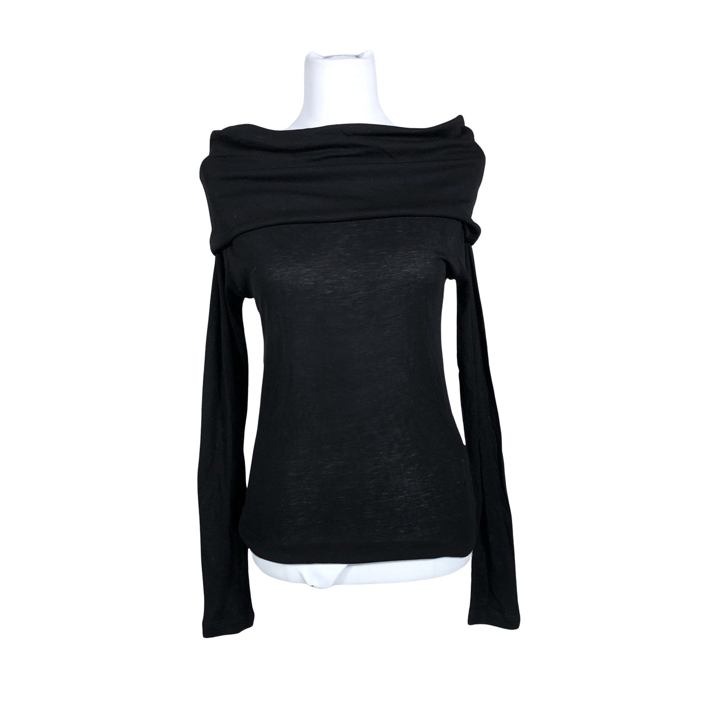 Unisex Your Face - Trikotaažist pluus, suurus 38 - Must (1)