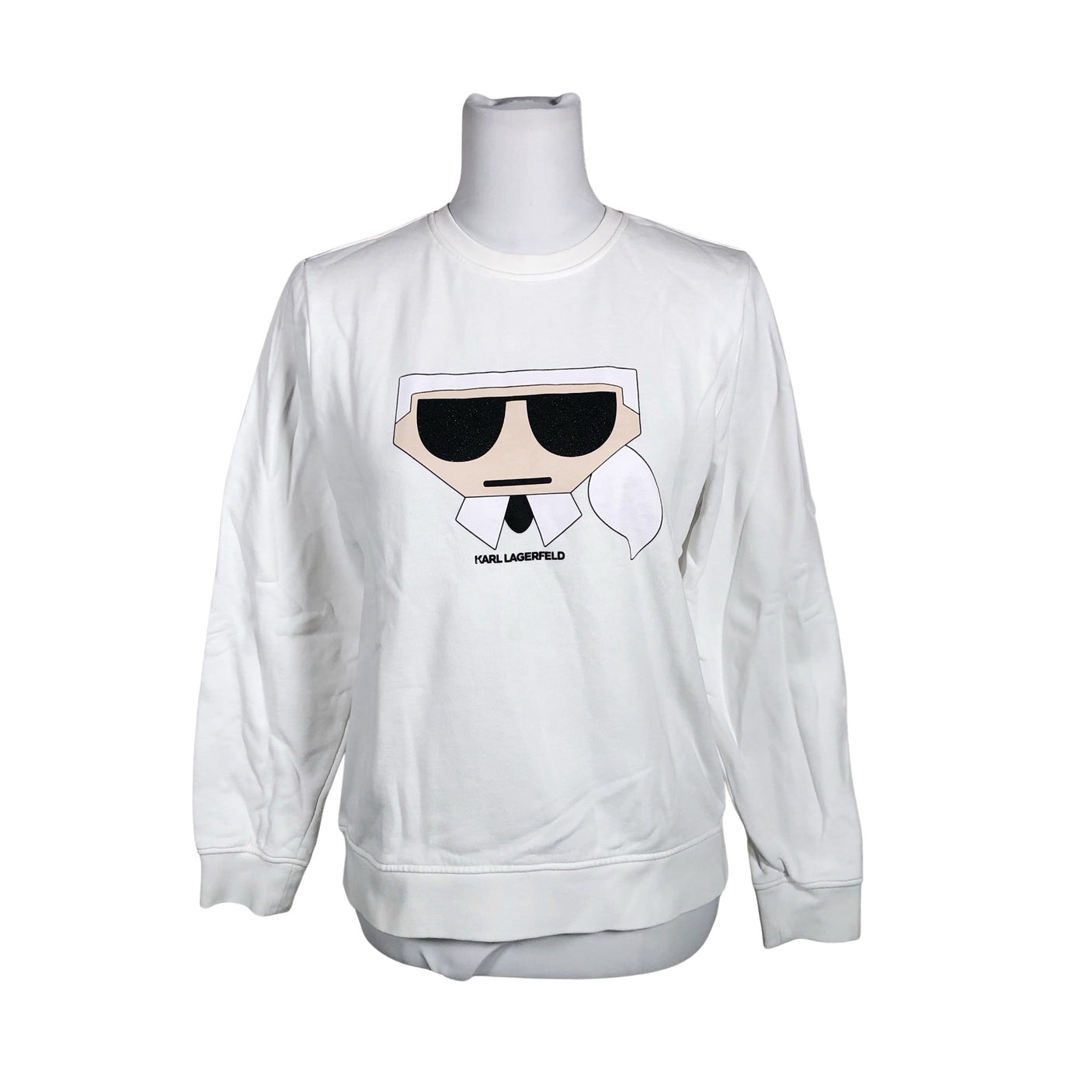 Unisex Karl Lagerfeld - Dressikangast pluus, suurus 38 - Valge (1)