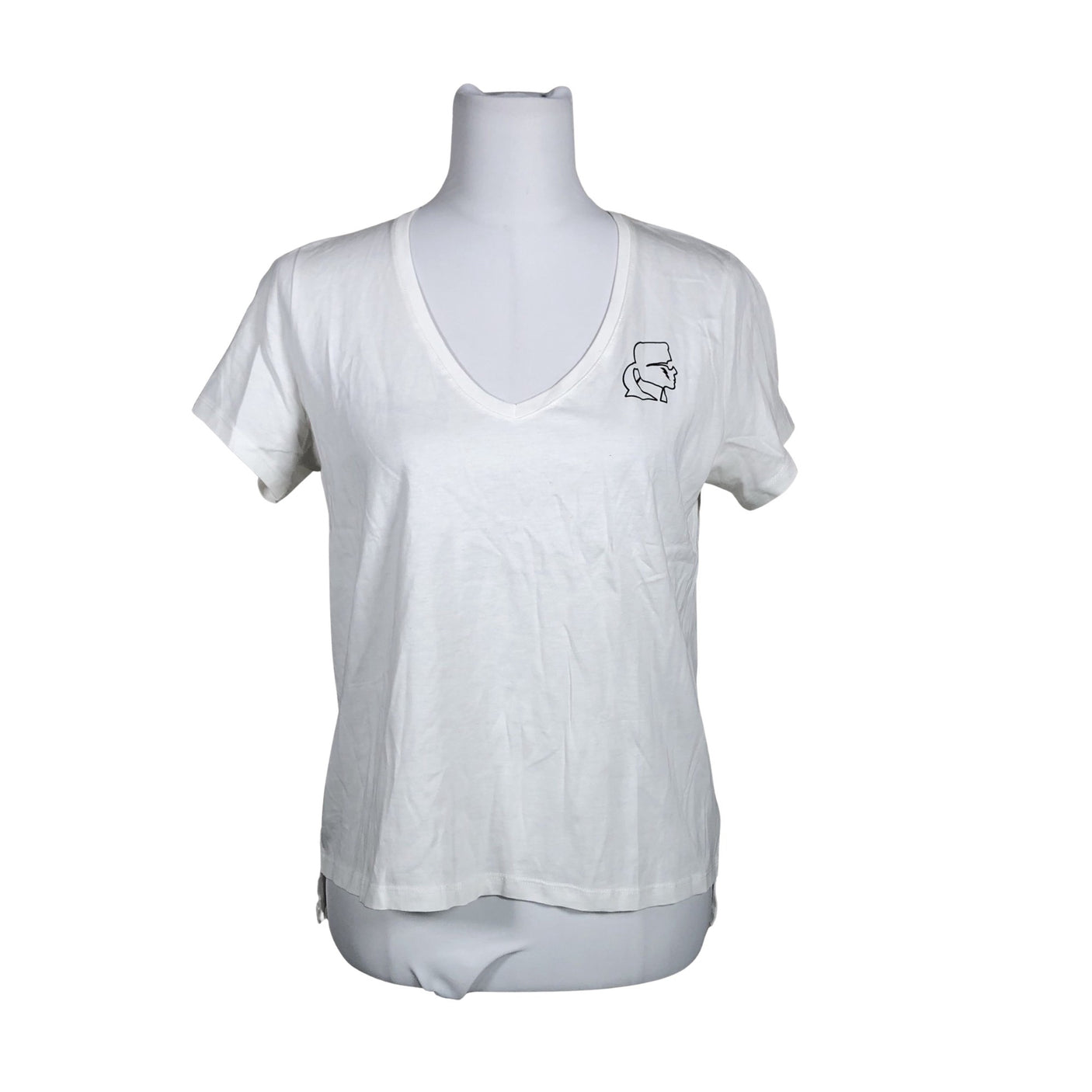 Unisex Karl Lagerfeld - T-särk, suurus 36 - Valge (1)