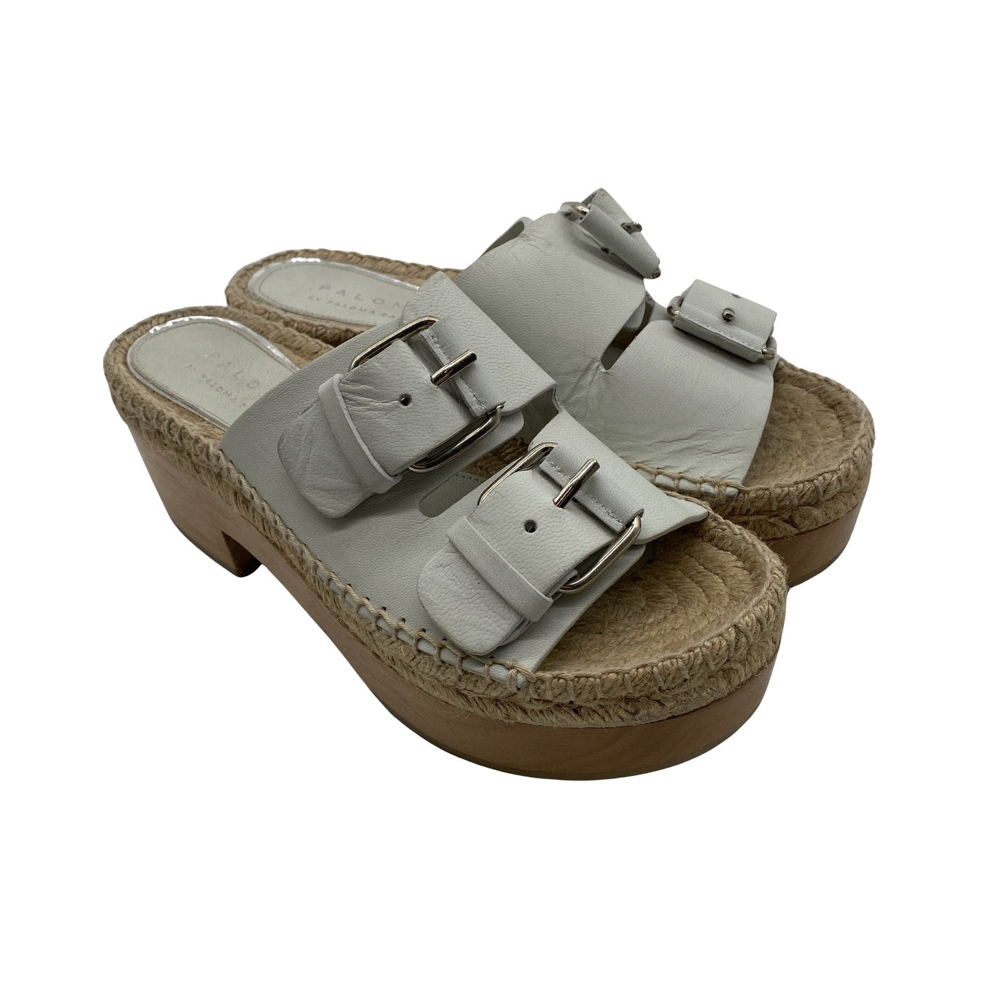 Unisex Paloma Barcelo - Kontsaga rihmikud, suurus 38 - Beige (2)