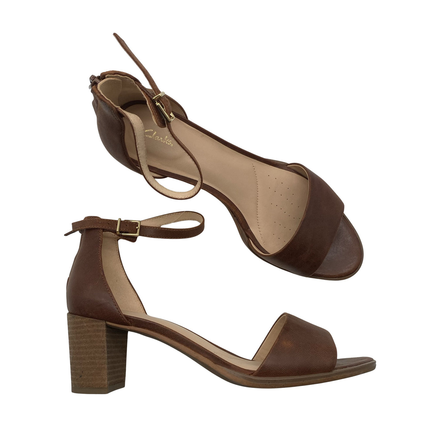 Unisex Clarks - Kontsaga rihmikud, suurus 41 - Pruun (1)