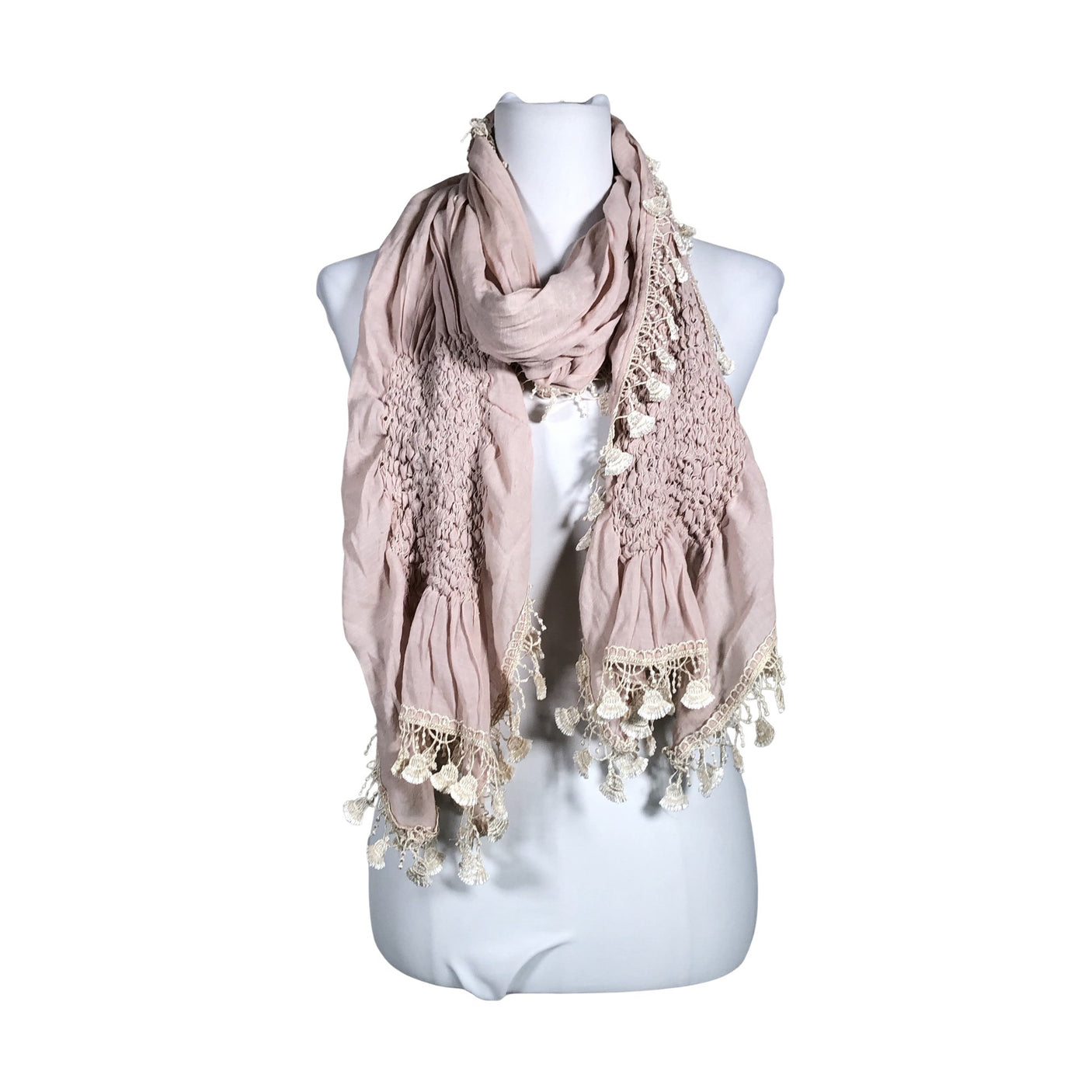 Unisex Zay - Õhuke sall, suurus Midi - Heleroosa (1)