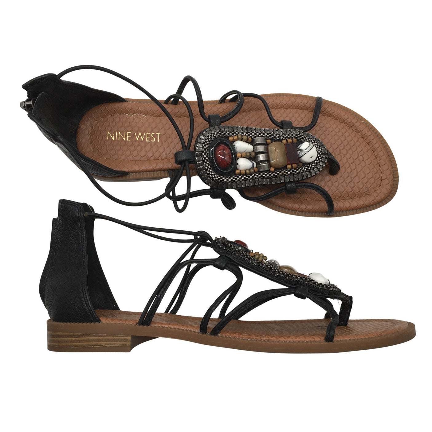 Unisex Nine West - Rihmikud, suurus 38 - Must (1)