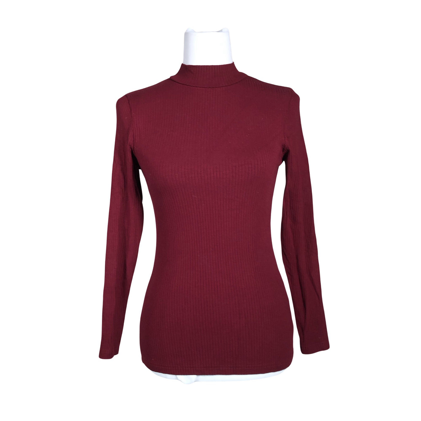 Unisex NOSH - Trikotaažist pluus, suurus 36 - Veinipunane (1)