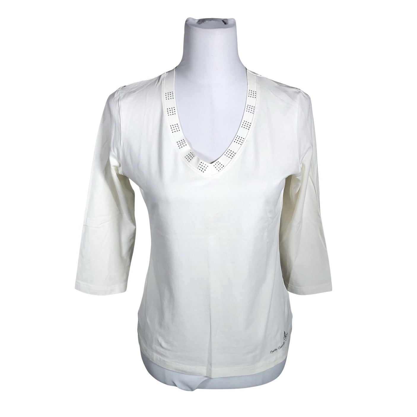 Unisex Betty Barclay - Trikotaažist pluus, suurus 38 - Valge (1)