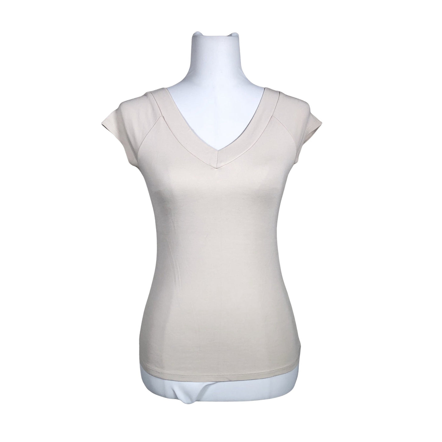 Unisex Stockh lm - Trikotaažist topp, suurus 34 - Beige (1)