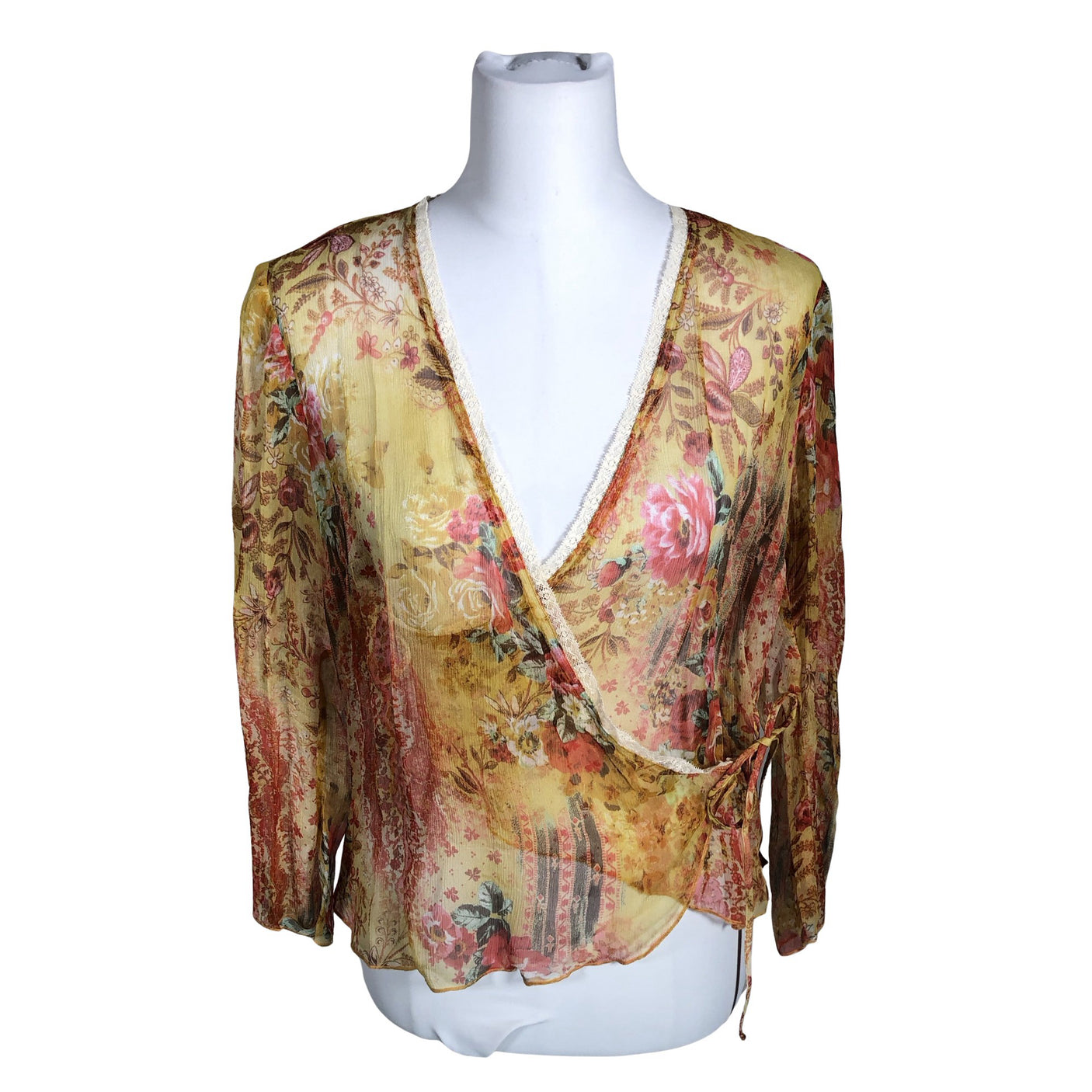 Unisex Elegance - Pluus, suurus 38 - Oranž (1)