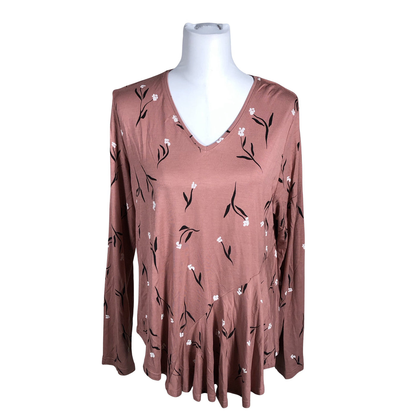 Unisex Nanso - Trikotaažist pluus, suurus 40 - Heleroosa (1)