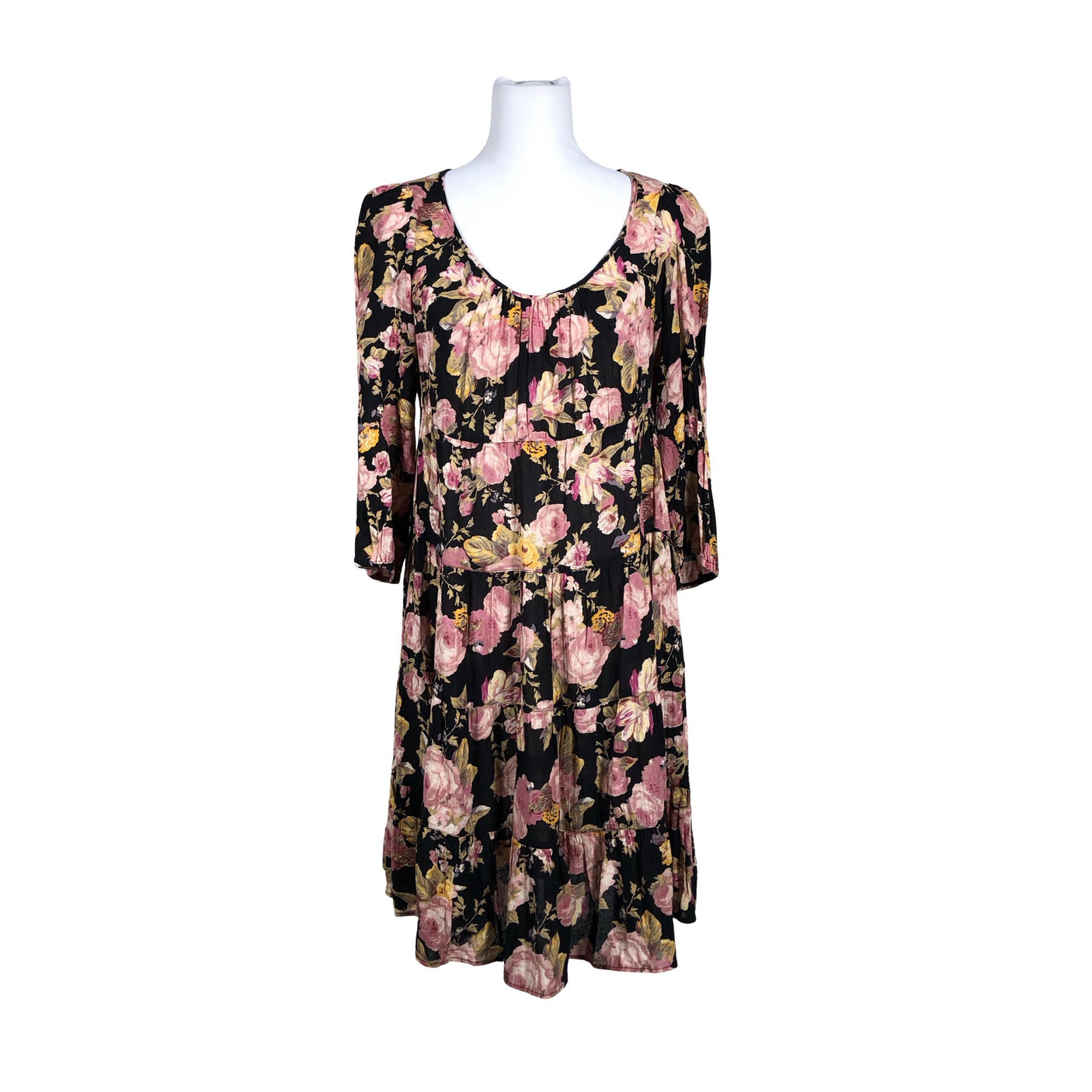 Unisex Lindex - Mitteveniv kleit, suurus 40 - Must (1)