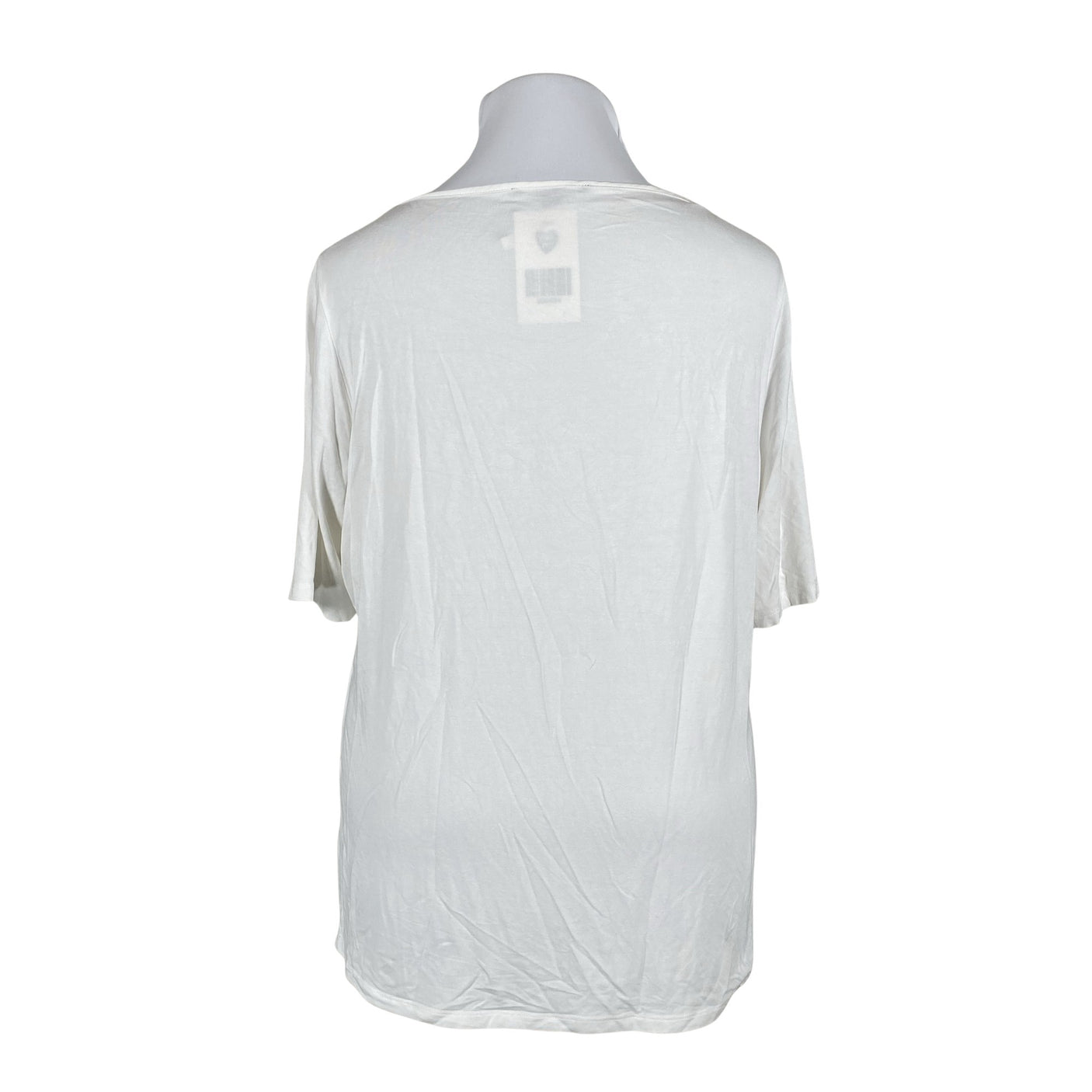 Unisex Comma - Lühikeste käistega pluus, suurus 46 - Valge (2)