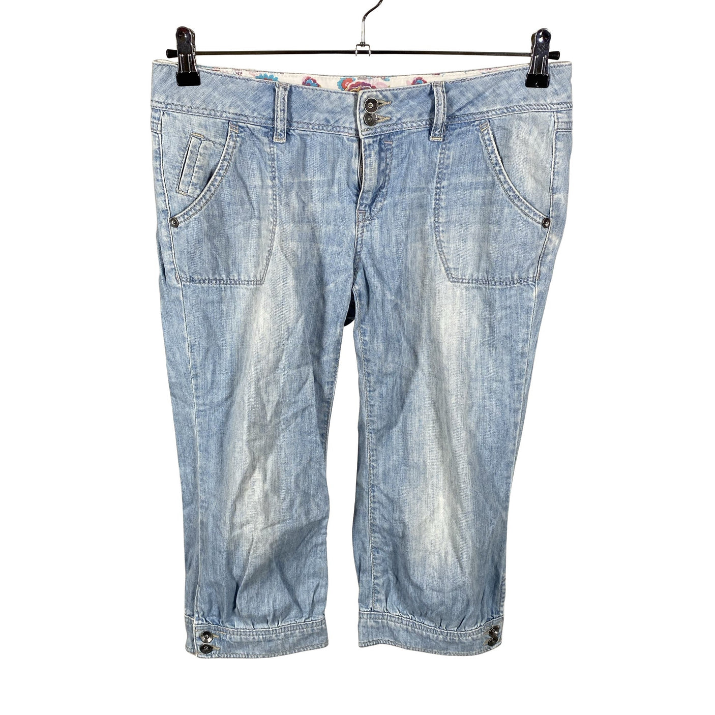 Unisex Esprit - Teksast poolpikad püksid, suurus 40 - Helesinine (1)