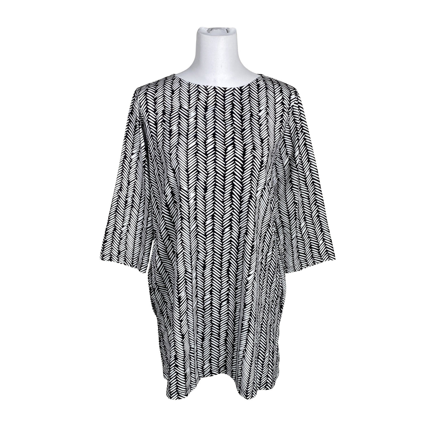 Unisex Marimekko - Trikotaažist tuunika, suurus 38 - Must (1)