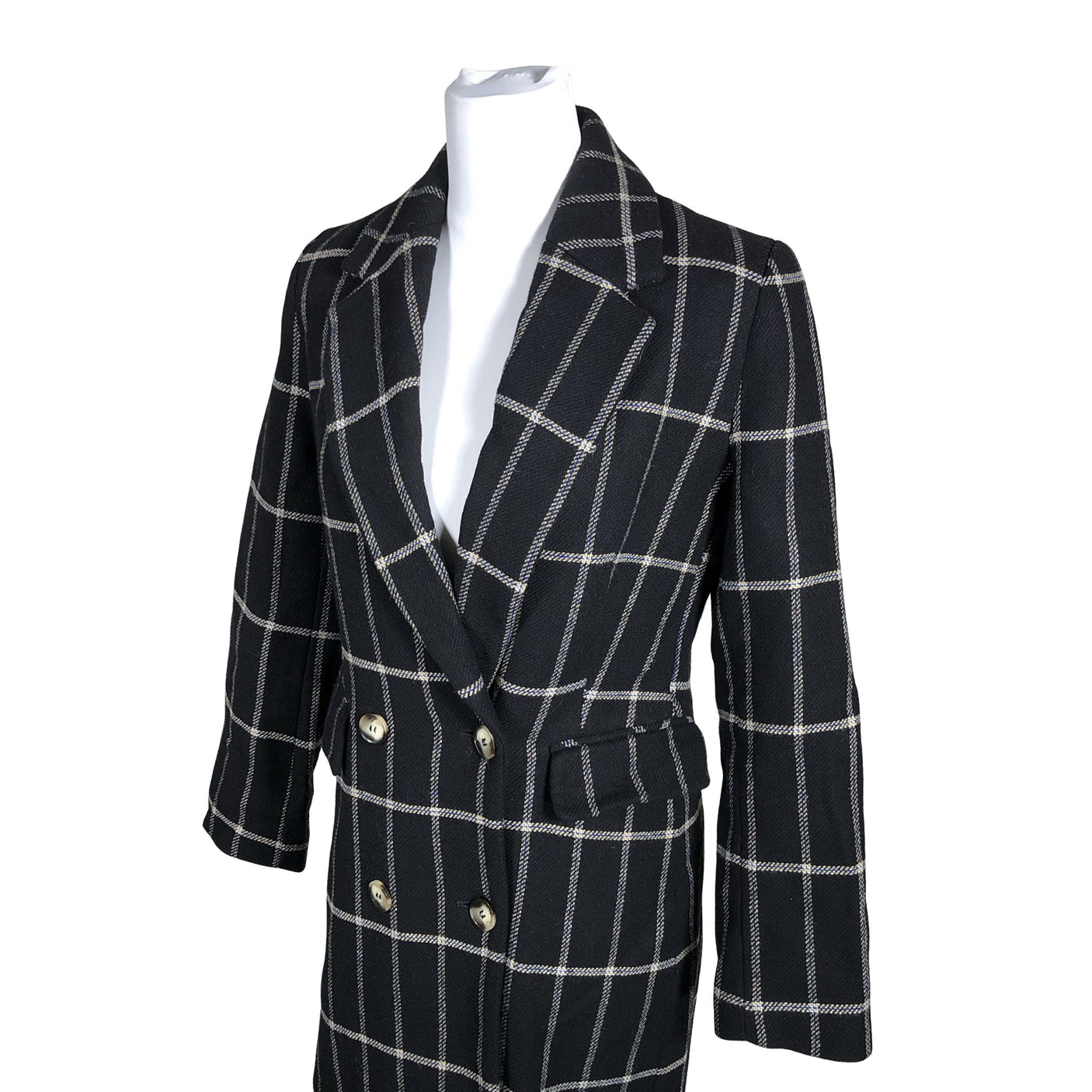 Unisex Ivy & Oak - Villane mantel, suurus 36 - Must (3)