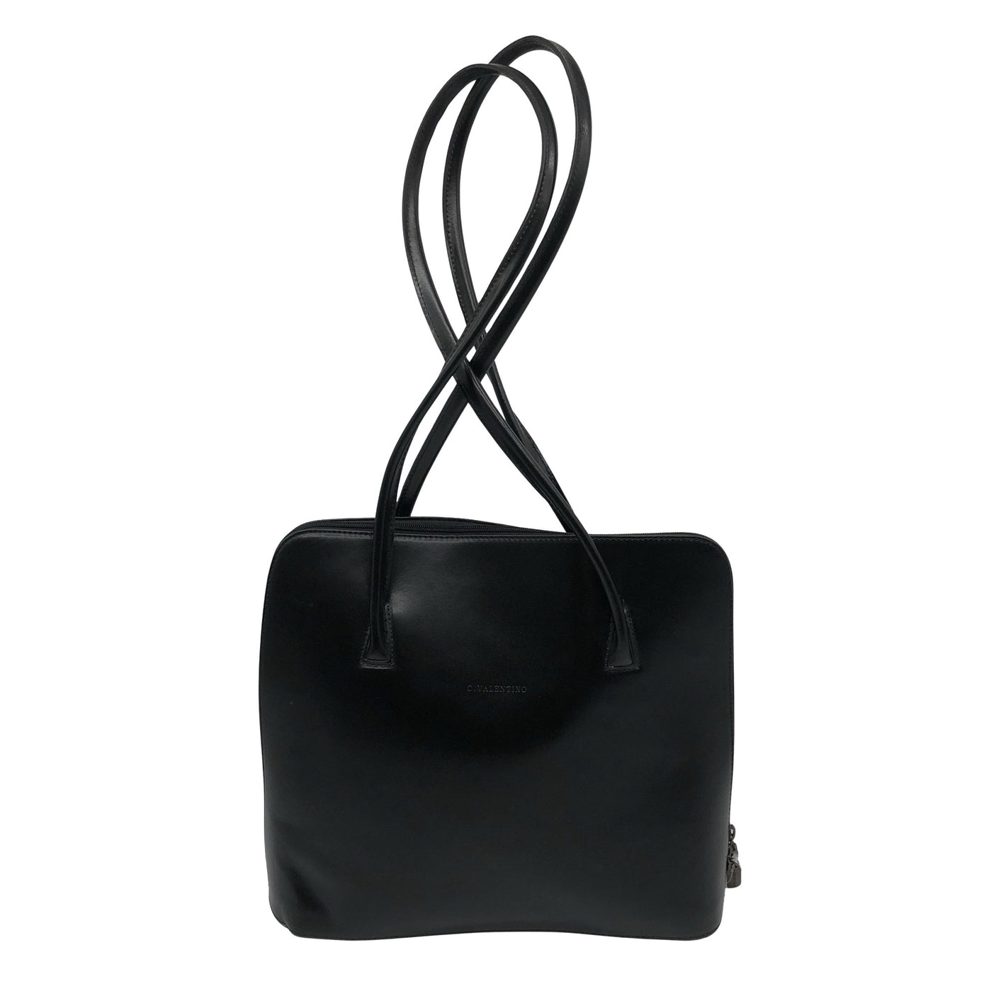 Unisex C. Valentino - Käekott, suurus Midi - Must (1)
