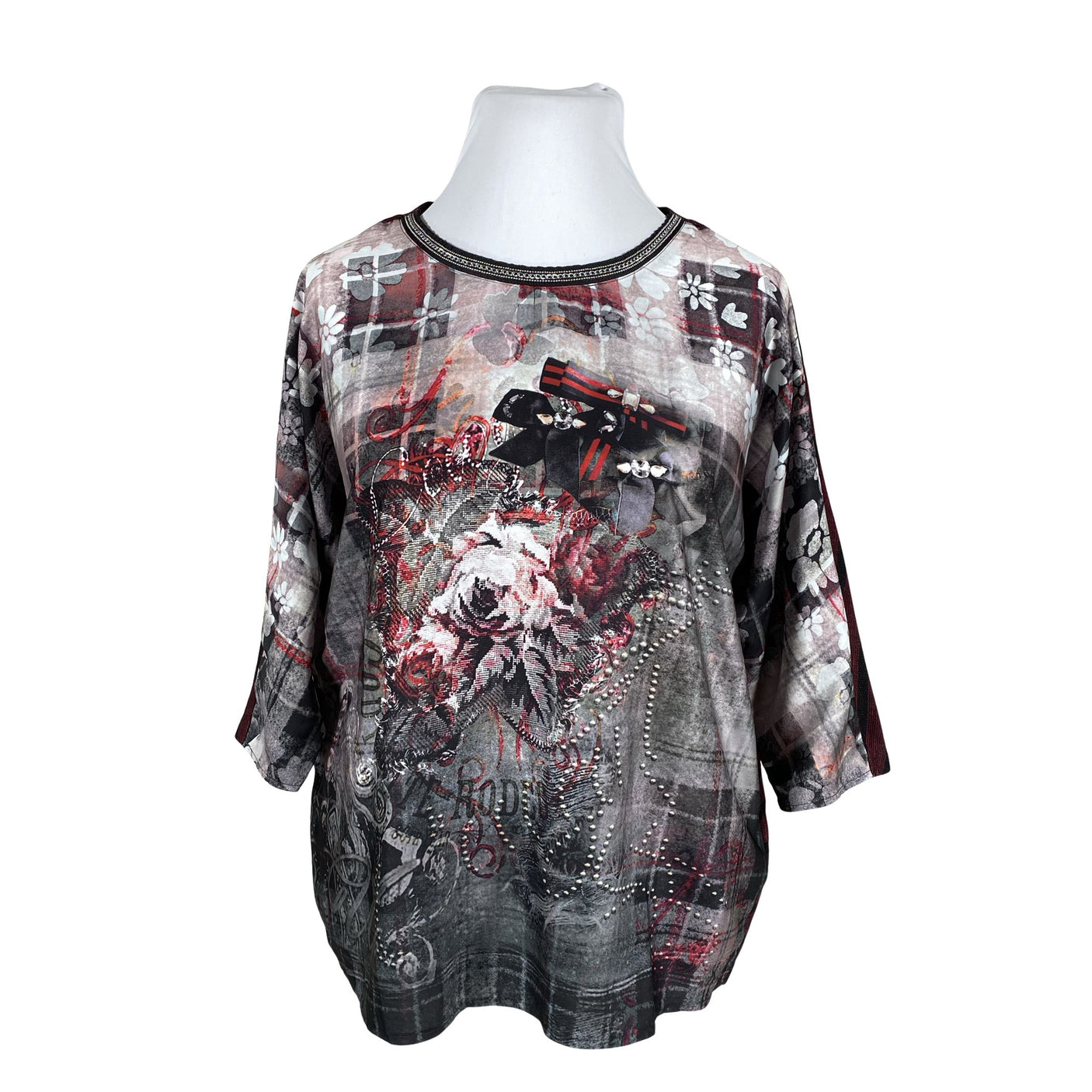 Unisex Taifun - Dressikangast pluus, suurus 44 - Hall (1)
