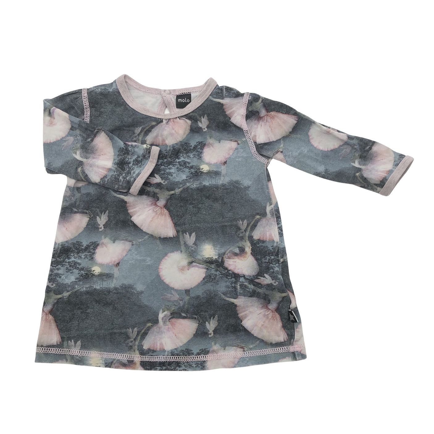 Unisex Molo Kids - Trikotaažist tuunika, suurus 68 - 74 - Hall (1)
