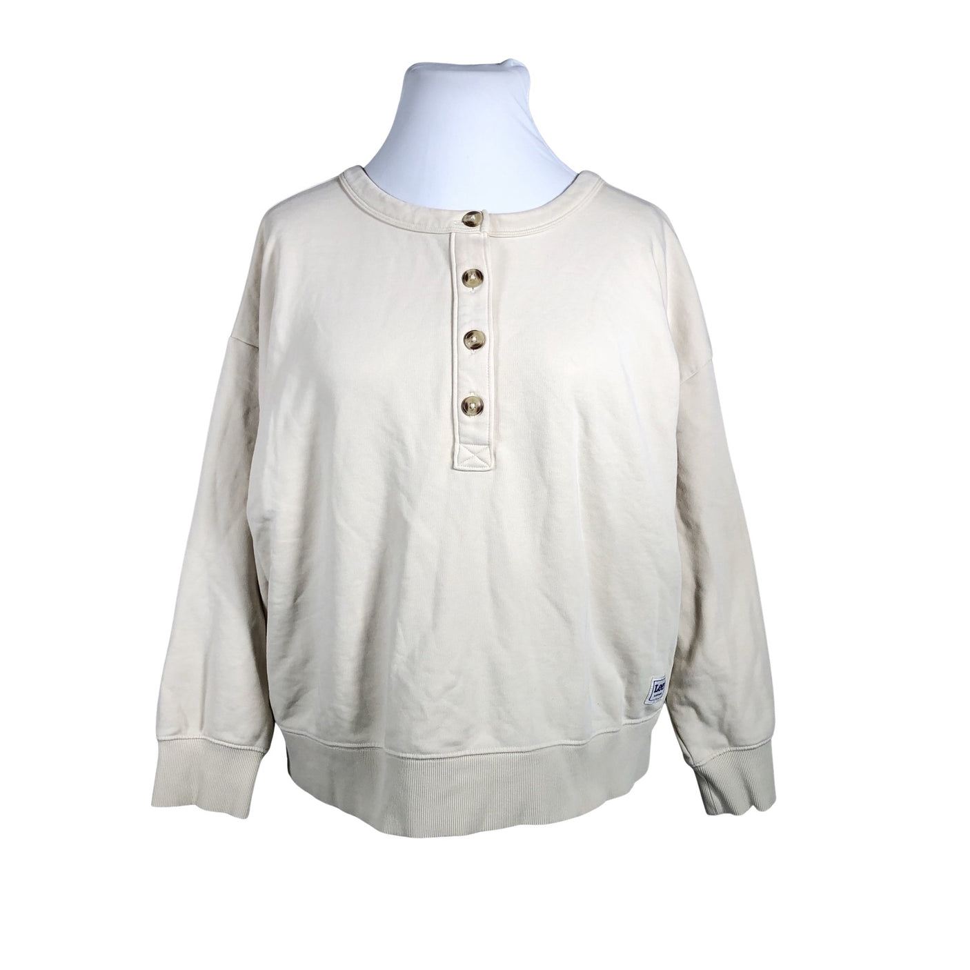 Unisex Lee - Dressikangast pluus, suurus 42 - Beige (1)