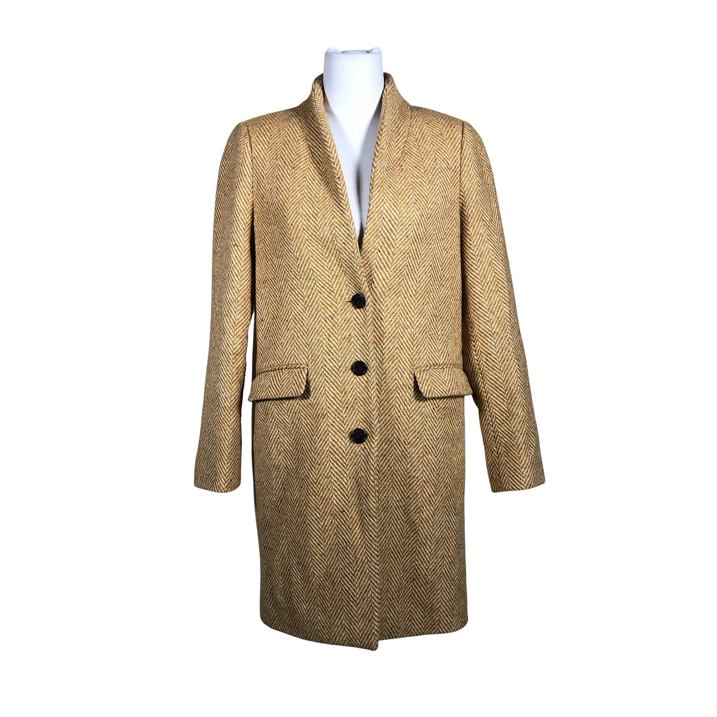 Unisex J.Crew - Villane mantel, suurus 36 - Kollane (1)