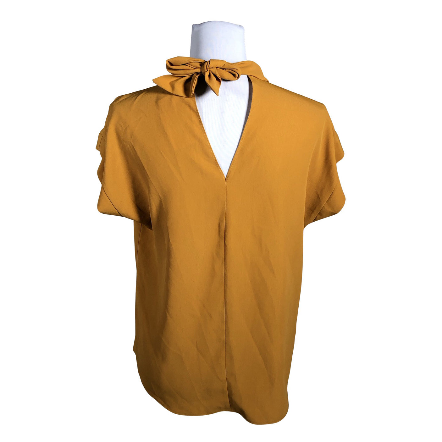 Unisex New Look - Lühikeste käistega pluus, suurus 38 - Oranž (2)