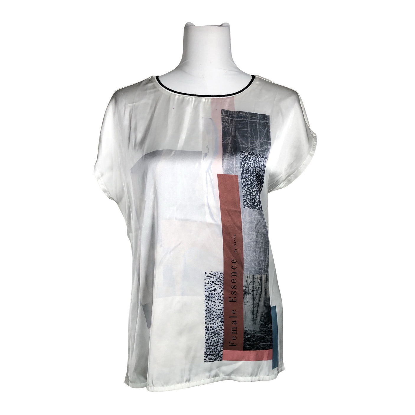 Unisex Garcia Jeans - Lühikeste käistega pluus, suurus 38 - Valge (1)