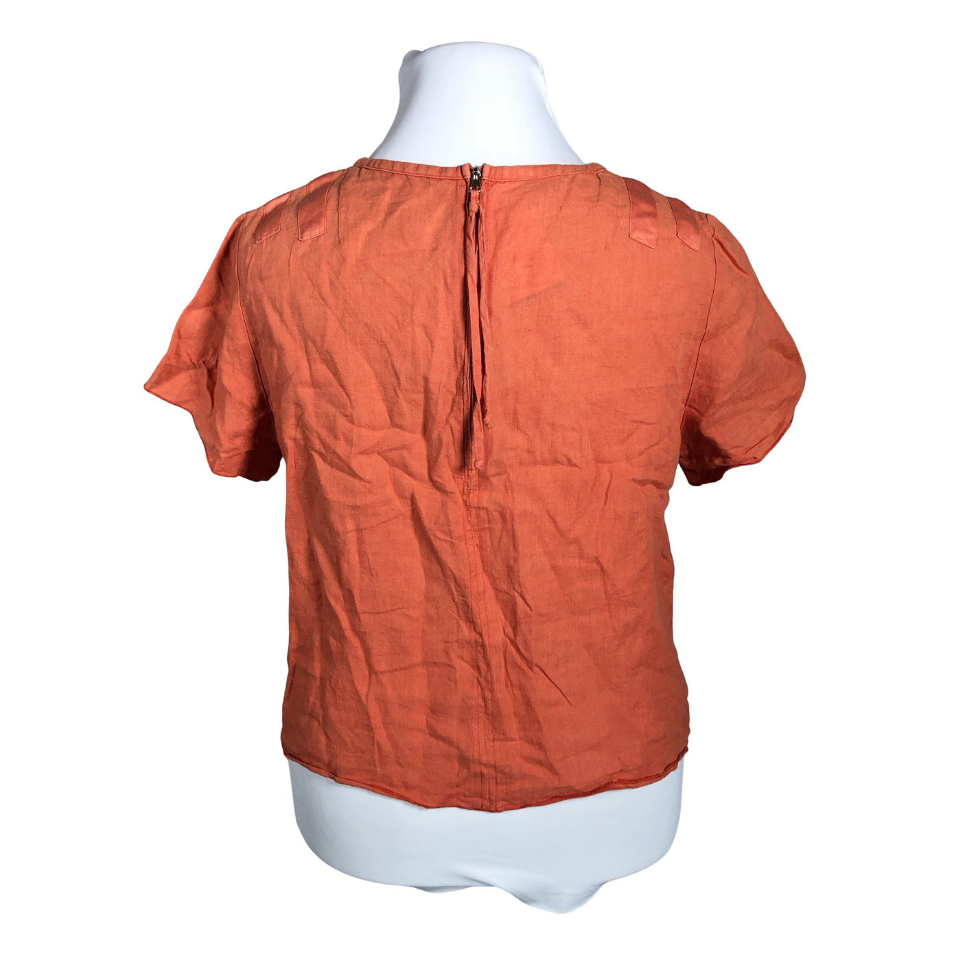 Unisex K.U.S - Lühikeste käistega pluus, suurus 42 - Oranž (2)