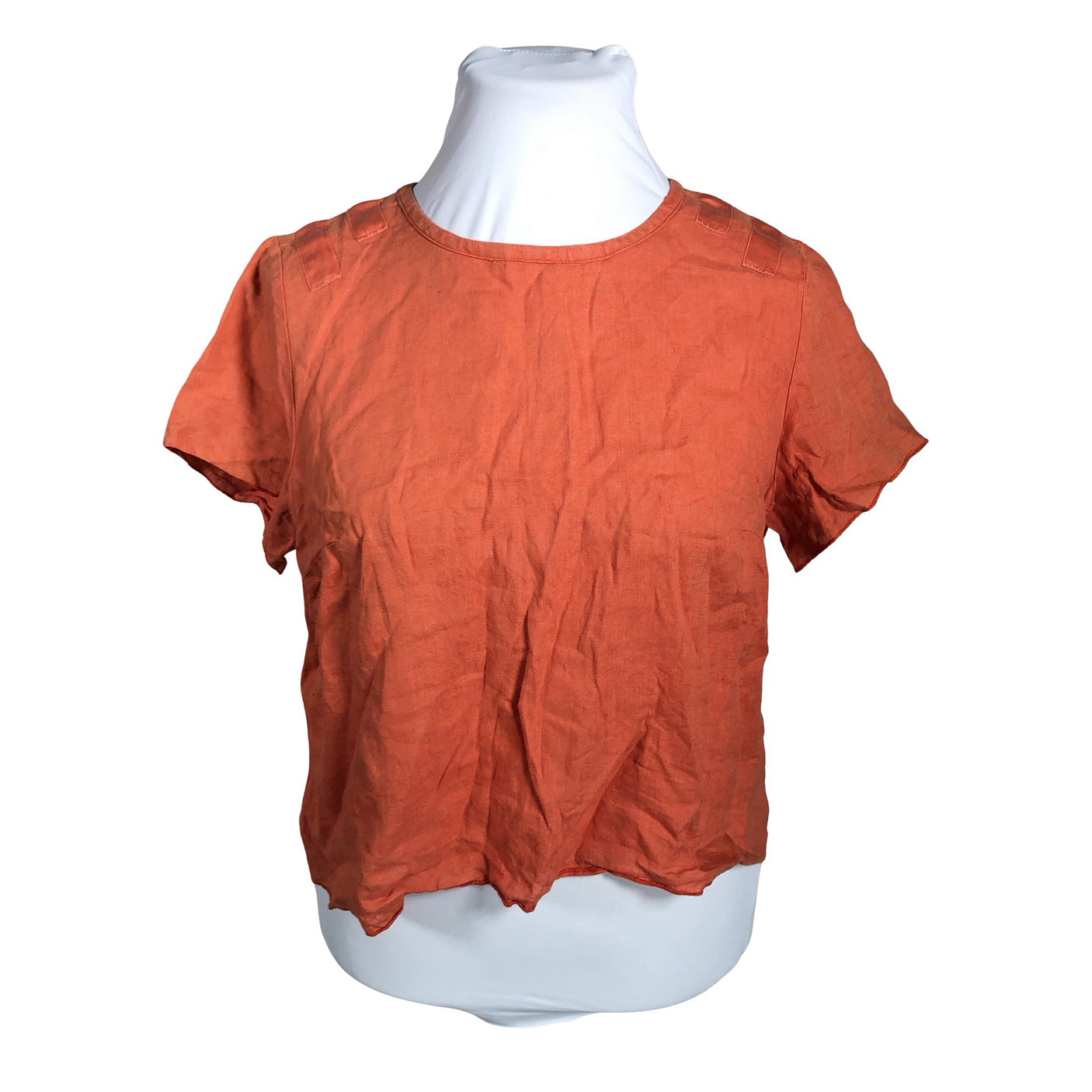 Unisex K.U.S - Lühikeste käistega pluus, suurus 42 - Oranž (1)