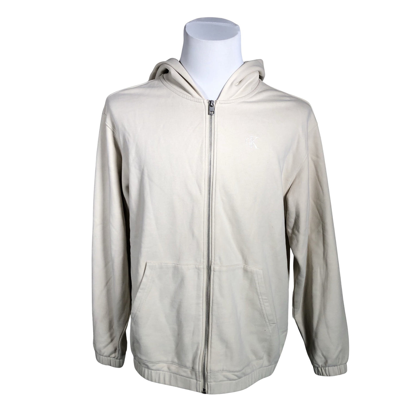 Unisex Calvin Klein Jeans - Dressipluus, suurus L - Beige (1)