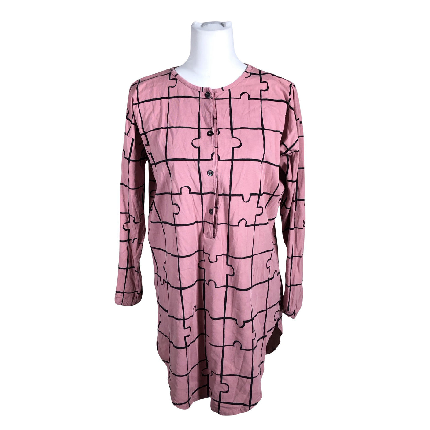 Unisex NOSH - Trikotaažist tuunika, suurus 38 - Heleroosa (1)
