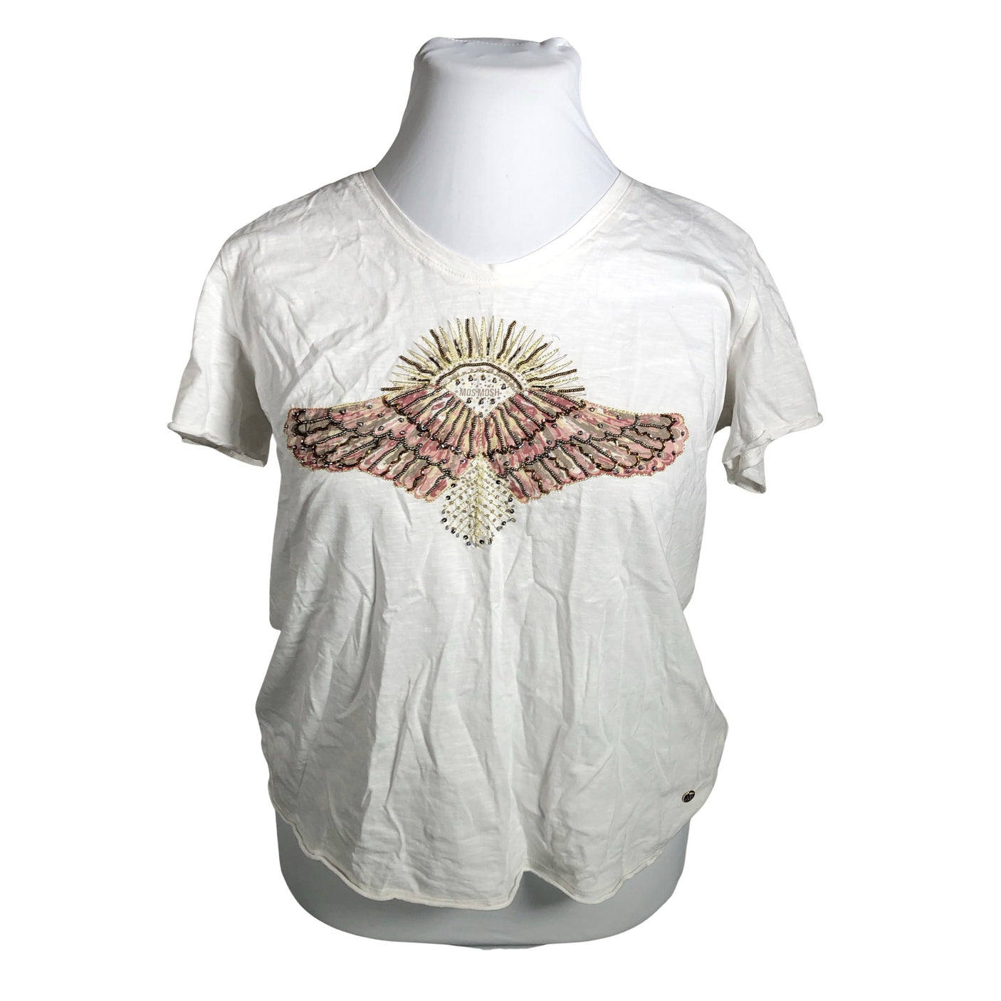 Unisex Mos Mosh - T-särk, suurus 42 - Valge (1)