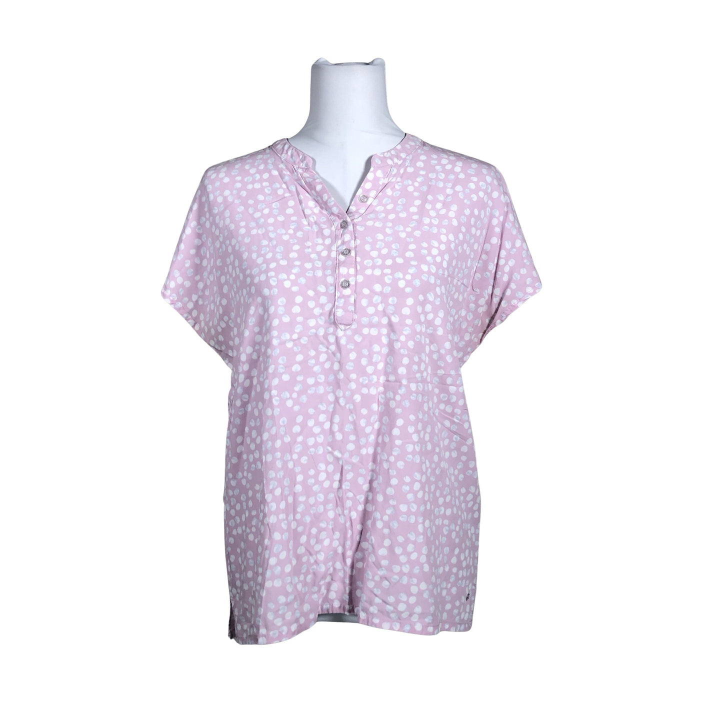 Unisex Luhta - Lühikeste käistega pluus, suurus 40 - Heleroosa (1)