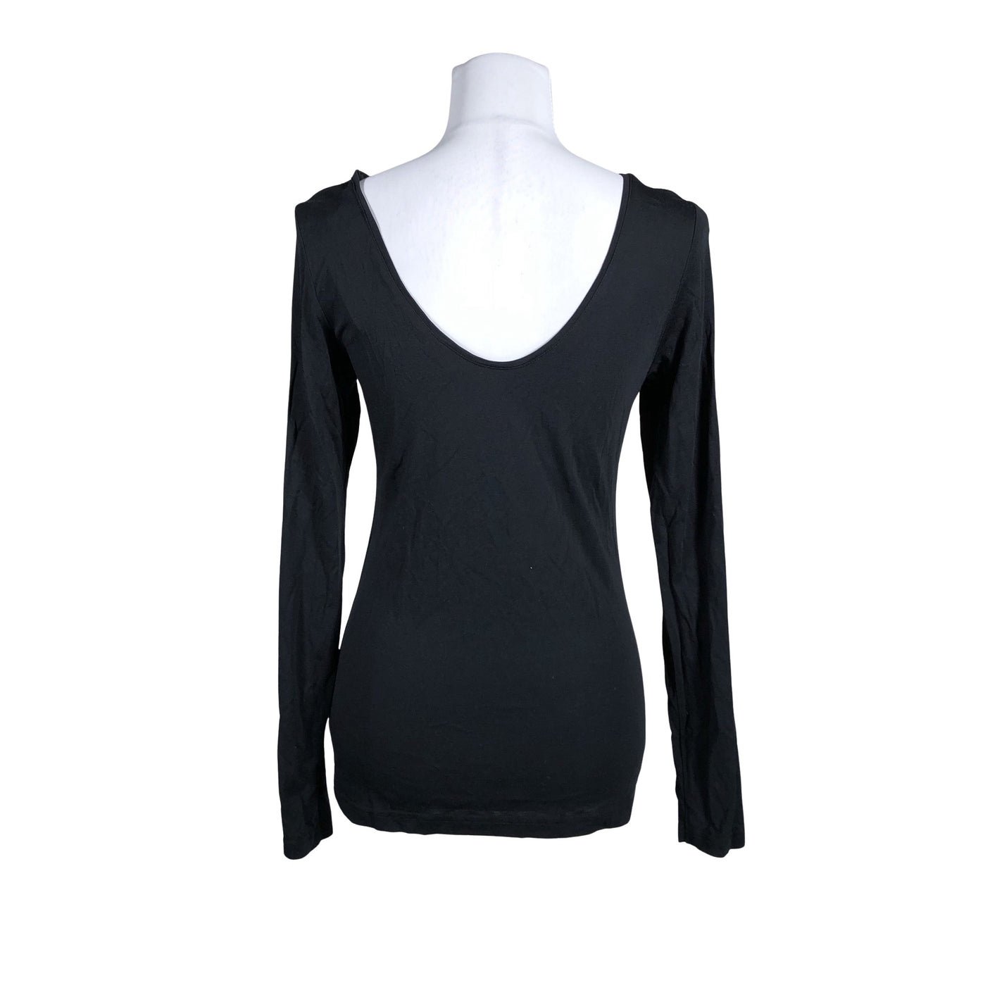 Unisex Nanso - Trikotaažist pluus, suurus 36 - Must (2)