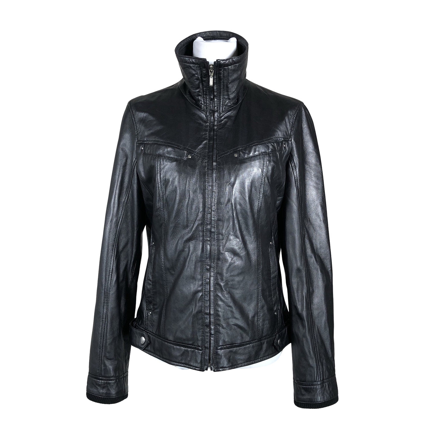 Unisex Big-L - Nahktagi, suurus 40 - Must (1)