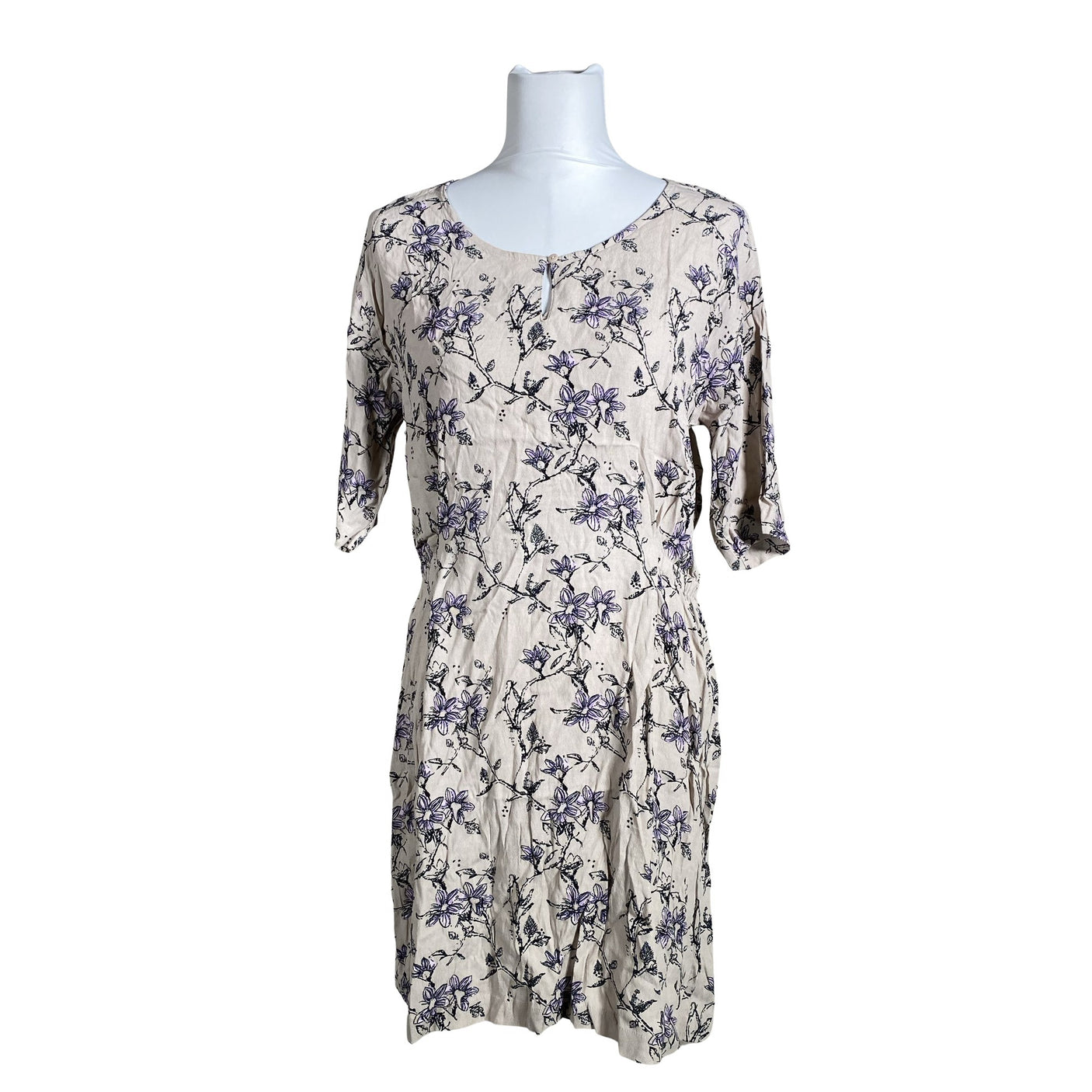 Unisex Saint Tropez - Õhuke kleit, suurus 38 - Beige (1)
