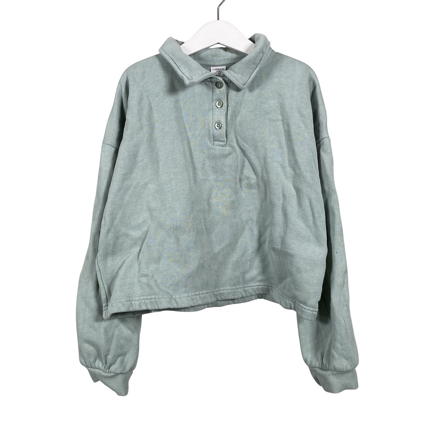 Unisex Lindex - Dressikangast pluus, suurus 146 - 152 - Roheline (1)